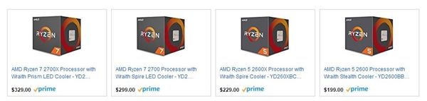8核心AMD Ryzen 7 2700X開(kāi)啟預(yù)購(gòu)